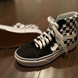 Vans Sk8 High checkerboard